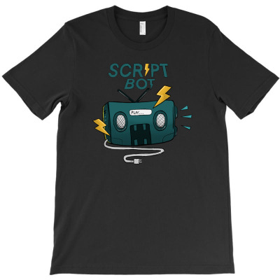 Script Bot T-shirt Designed By Laylai