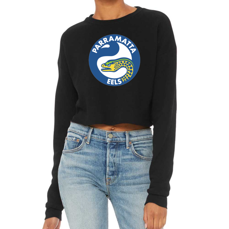 Parramatta Eels Cropped Sweater by cm-arts | Artistshot