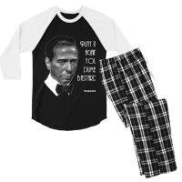 Unspooled Play It Again You Dumb Bastard Men's 3/4 Sleeve Pajama Set | Artistshot