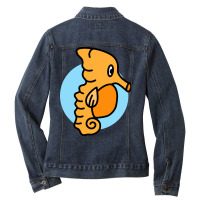 Baby Seahorse Ladies Denim Jacket | Artistshot