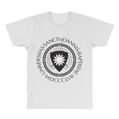 Saint John's University Seals All Over Men's T-shirt Designed By Sophiavictoria
