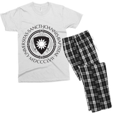 Saint John's University Seals Men's T-shirt Pajama Set Designed By Sophiavictoria