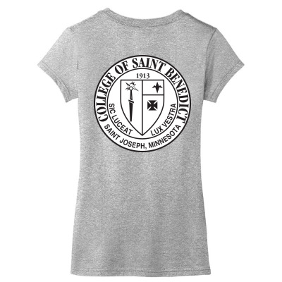 College Of Saint Benedict Women's V-neck T-shirt Designed By Sophiavictoria