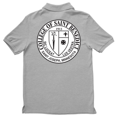 College Of Saint Benedict Men's Polo Shirt Designed By Sophiavictoria