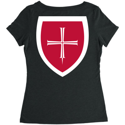Shield Women's Triblend Scoop T-shirt Designed By Sophiavictoria