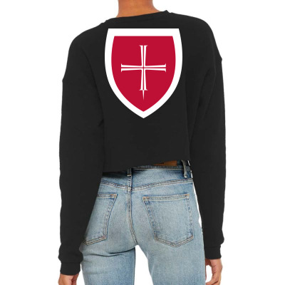 Shield Cropped Sweater Designed By Sophiavictoria