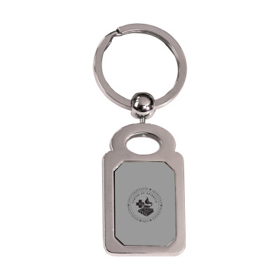Saint Mary's University Of Minnesota Silver Rectangle Keychain Designed By Sophiavictoria