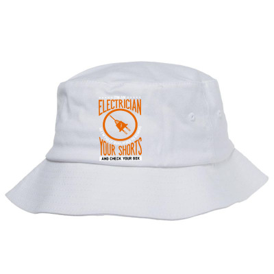 I'm An Electrician Bucket Hat Designed By Balqis Tees