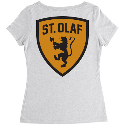 St. Olaf College Women's Triblend Scoop T-shirt Designed By Sophiavictoria