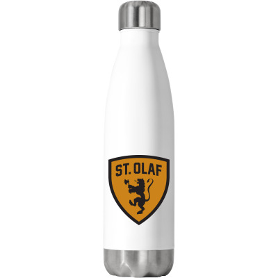St. Olaf College Stainless Steel Water Bottle Designed By Sophiavictoria