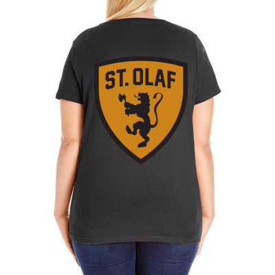 St. Olaf College Ladies Curvy T-shirt Designed By Sophiavictoria
