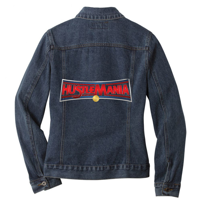 Hustle University - Hustlemania Ladies Denim Jacket by lykhongduong9enev3 | Artistshot