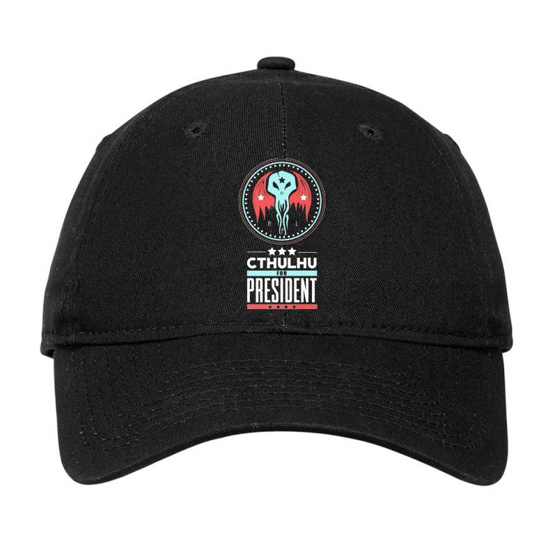 Vote Cthulhu For President Sarcastic Political Satire Premium T Shirt Adjustable Cap by cm-arts | Artistshot