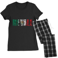 Me Vale Mexican Flag Latino Spanish Slang No Me Importa Women's Pajamas Set | Artistshot