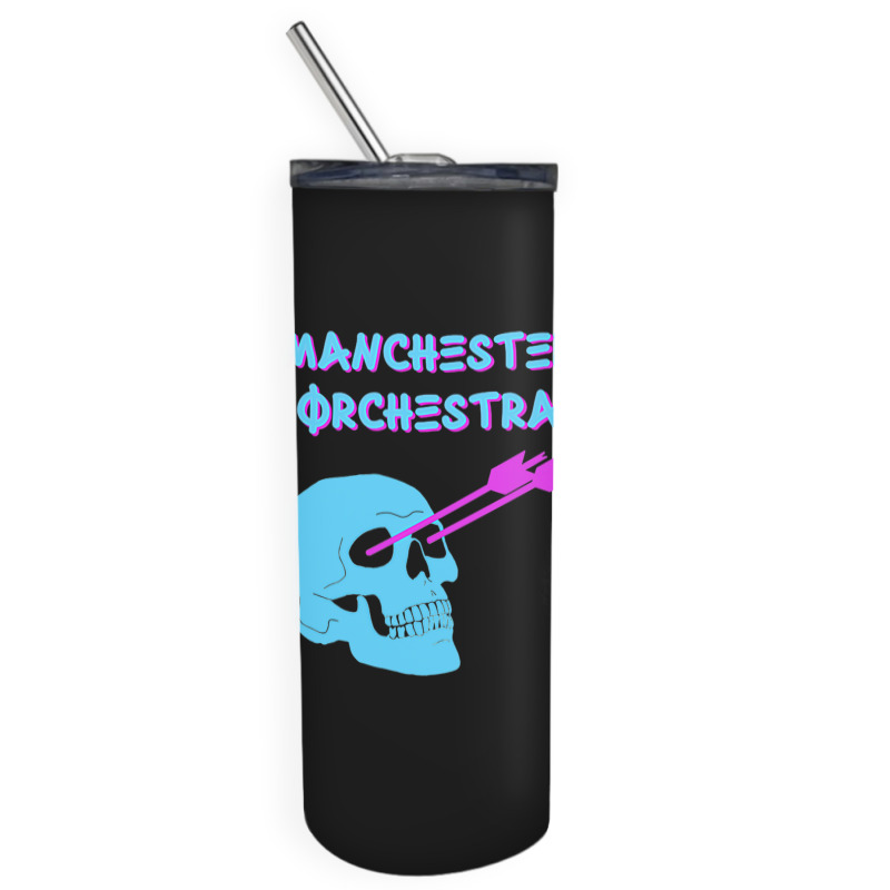 Manchester Orchestra Skull And Arrows T Png Skinny Tumbler | Artistshot