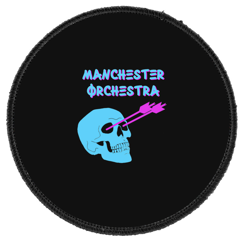 Manchester Orchestra Skull And Arrows T Png Round Patch | Artistshot