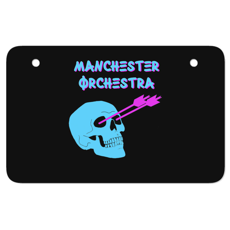 Manchester Orchestra Skull And Arrows T Png Atv License Plate | Artistshot