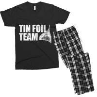 Tin Foil Team Funny Conspiracy Theory Team Tin Foil Hat Tank Top Men's T-shirt Pajama Set | Artistshot