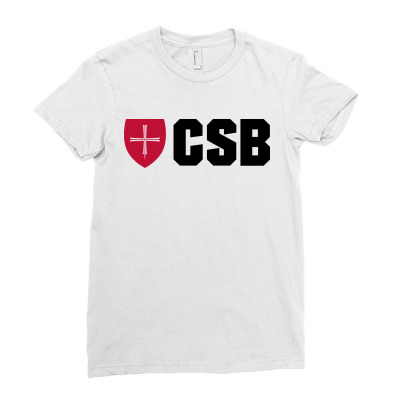 College Of Saint Benedict Bennies Ladies Fitted T-shirt Designed By Sophiavictoria