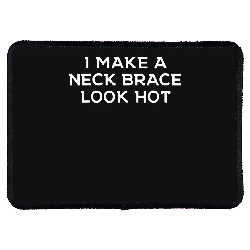 Neck Brace Injury Funny Physical Therapy Joke Disability Rectangle