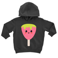 Strawberry Ice-cream Doodles Toddler Hoodie | Artistshot