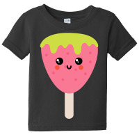 Strawberry Ice-cream Doodles Baby Tee | Artistshot