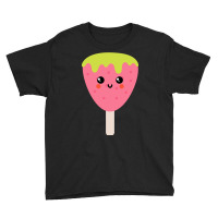 Strawberry Ice-cream Doodles Youth Tee | Artistshot