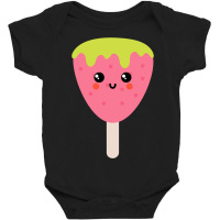 Strawberry Ice-cream Doodles Baby Bodysuit | Artistshot