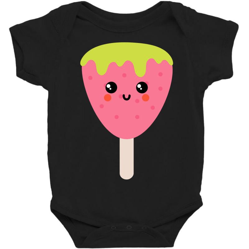 Strawberry Ice-cream Doodles Baby Bodysuit by brumfieldportillo7vlpq8 | Artistshot