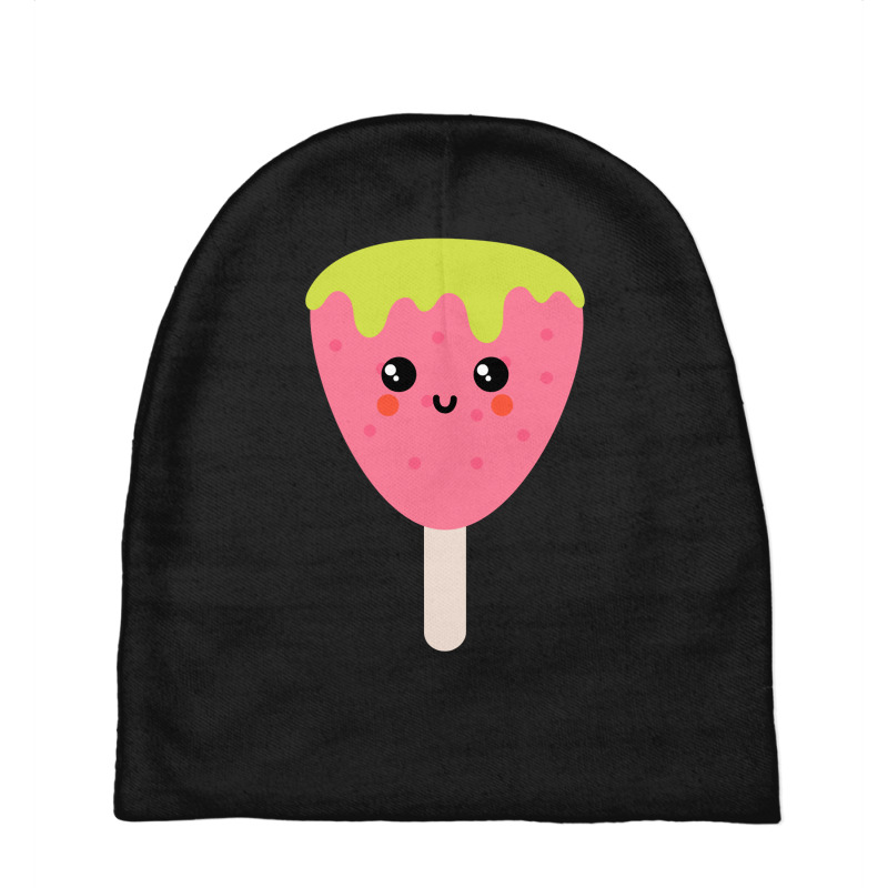 Strawberry Ice-cream Doodles Baby Beanies by brumfieldportillo7vlpq8 | Artistshot