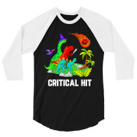 Double Damage Critical Tshirt, Dragons 3/4 Sleeve Shirt | Artistshot