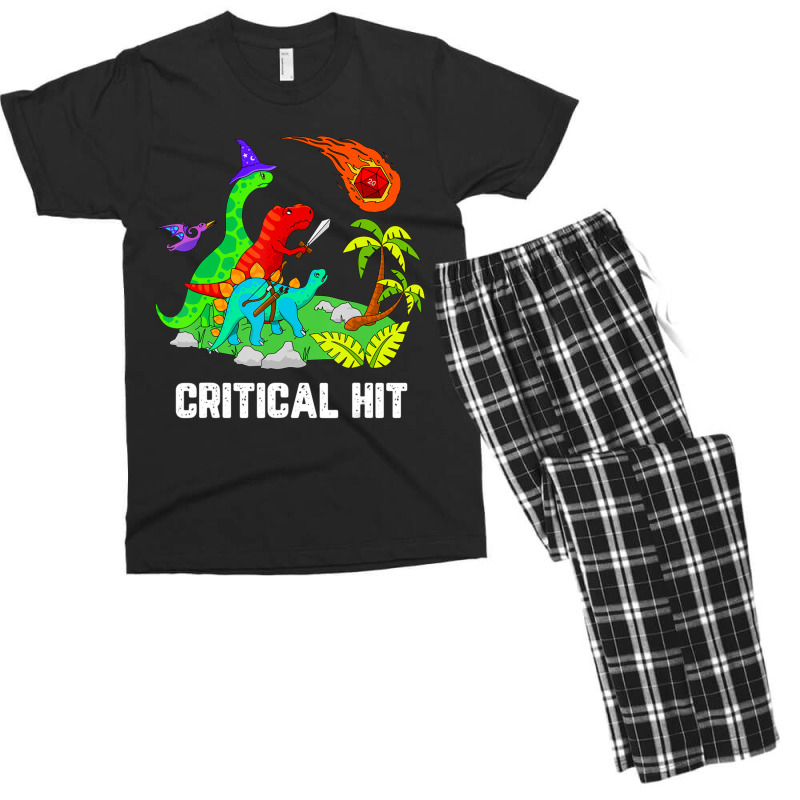 Double Damage Critical Tshirt, Dragons Men's T-shirt Pajama Set by cm-arts | Artistshot