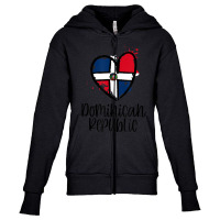 Dominican Republic Northern America Spanish Dominican Youth Zipper Hoodie | Artistshot