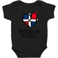 Dominican Republic Northern America Spanish Dominican Baby Bodysuit | Artistshot