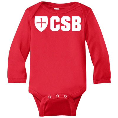 College Of Saint Benedict Long Sleeve Baby Bodysuit Designed By Sophiavictoria