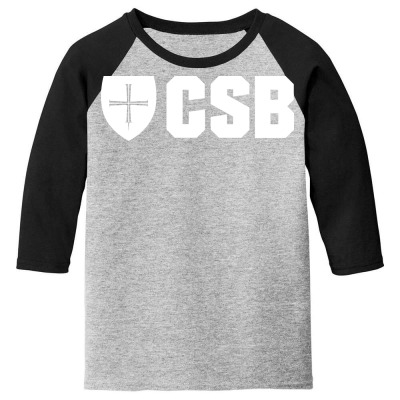 College Of Saint Benedict Youth 3/4 Sleeve Designed By Sophiavictoria