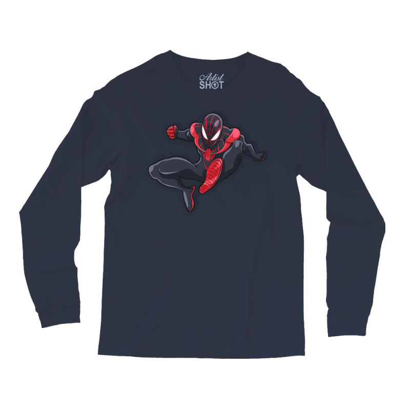 Miles Morales Long Sleeve Shirts by JustineSHarms | Artistshot