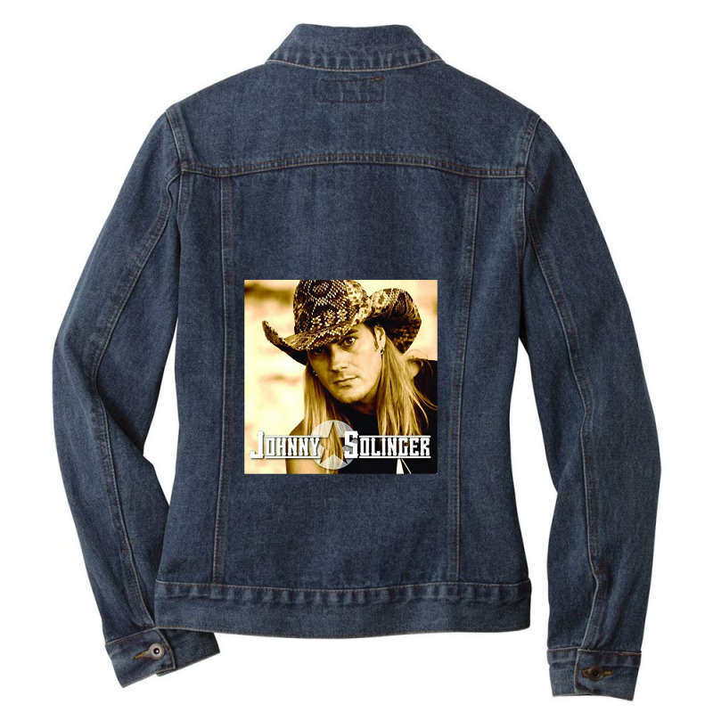 Johnny Solinger Gift Fans Ladies Denim Jacket by ErnestRandall | Artistshot