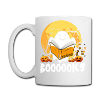 Booooks Ghost Boo Read Books Library Teacher Moon Bookworm Coffee Mug | Artistshot