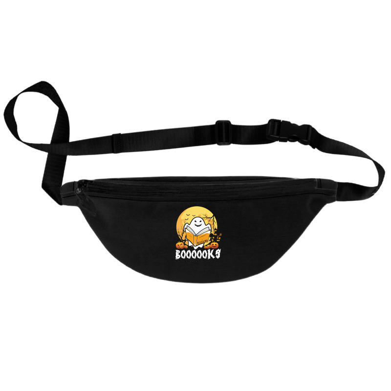 Booooks Ghost Boo Read Books Library Teacher Moon Bookworm Fanny Pack | Artistshot