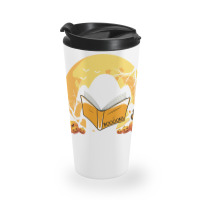 Booooks Ghost Boo Read Books Library Teacher Moon Bookworm Travel Mug | Artistshot