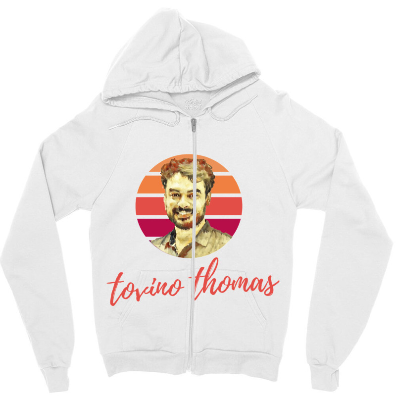 Tovino Thomas Zipper Hoodie by cm-arts | Artistshot