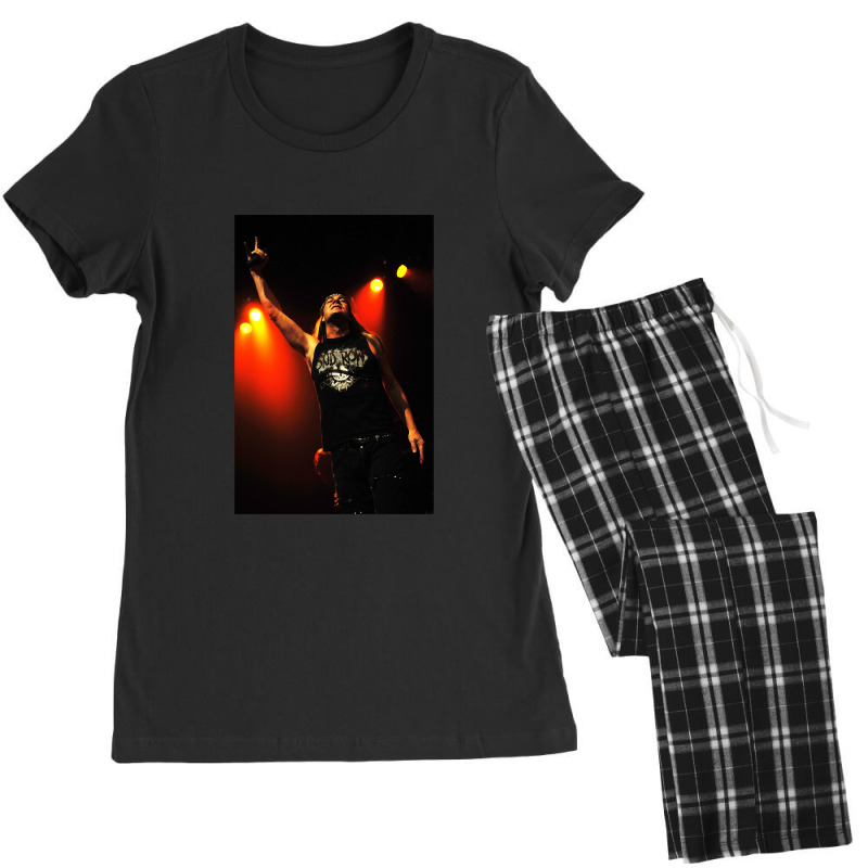 Johnny Solinger Of Skid Row Framed Art Print 1 Women's Pajamas Set by ErnestRandall | Artistshot