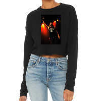 Johnny Solinger Of Skid Row Framed Art Print 1 Cropped Sweater | Artistshot