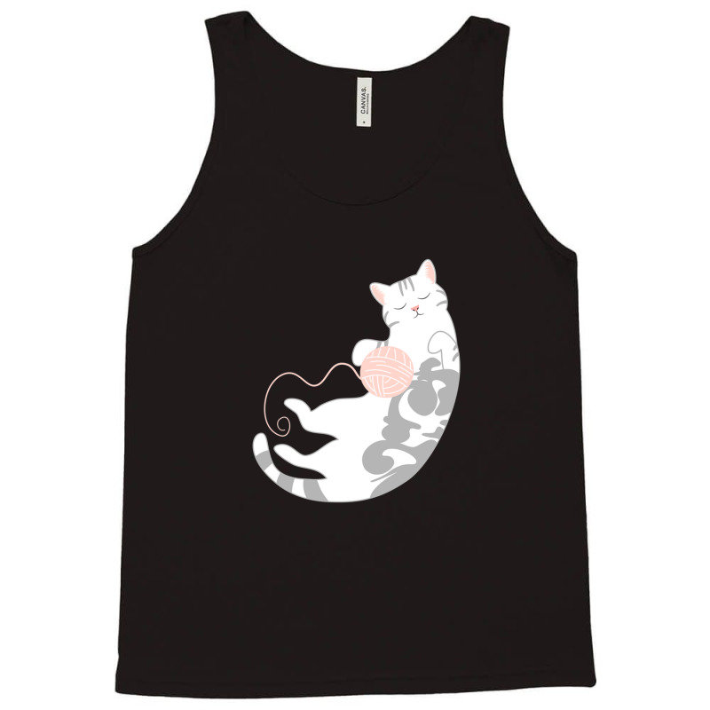 American Shorthair Cat And Balls 1 Tank Top by RobertTaylor | Artistshot