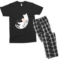 American Shorthair Cat And Balls 1 Men's T-shirt Pajama Set | Artistshot