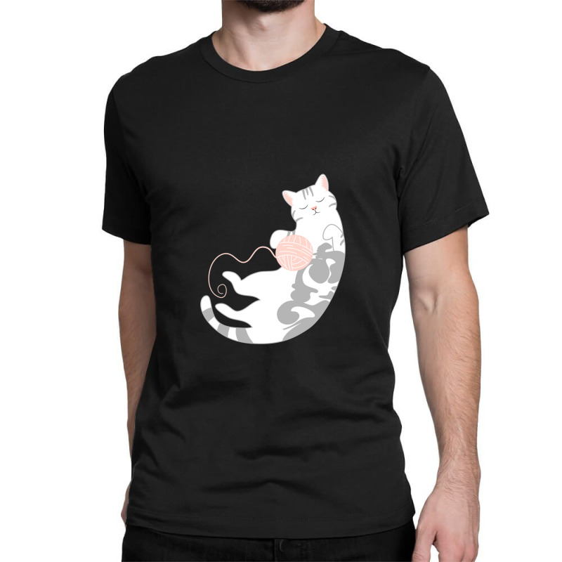 American Shorthair Cat And Balls 1 Classic T-shirt by RobertTaylor | Artistshot