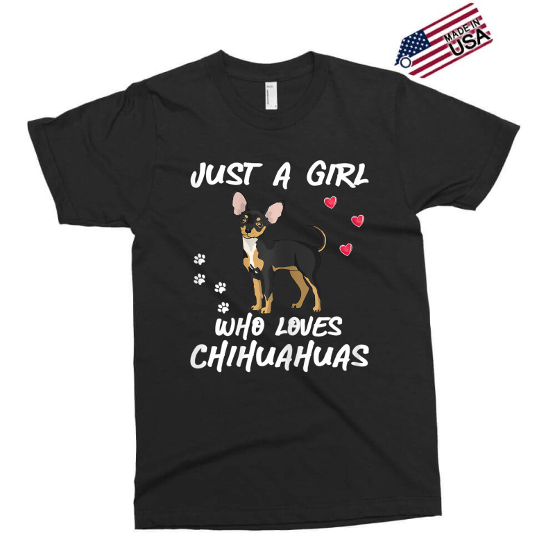 Just A Girl Who Loves Chihuahuas Dog Chiwawa Gifts Exclusive T-shirt | Artistshot