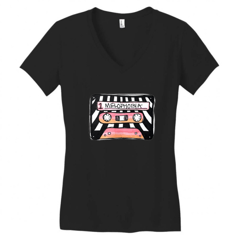 Melophobia Png Women's V-Neck T-Shirt by cm-arts | Artistshot