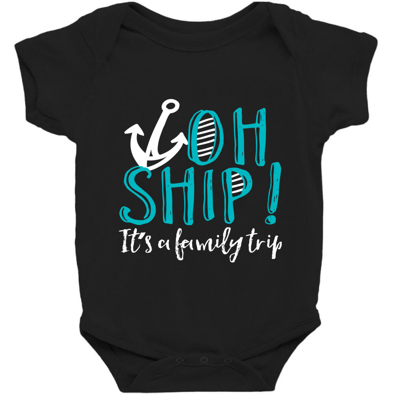 Oh Ship Anchor Baby Bodysuit by Perfect Designers | Artistshot